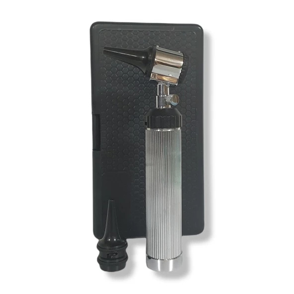 Archer Otoskop Seti Metal Handle LED Beyaz ışık ürün görseli 1