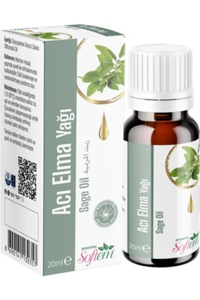 ACI ELMA YAĞI (Adaçayı Otu Çayı ) 20 ML ürün görseli 1