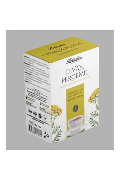 CİVAN PERÇEMLİ KARIŞIK ÇAY Doğal 45'li Süzen Poşet ürün görseli 1
