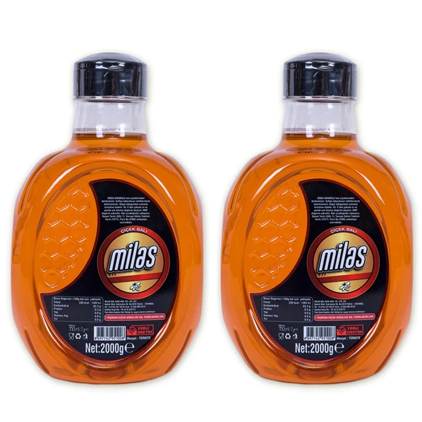 Milas Üreticiler Birliği Çiçek Balı 2 x 2 KG ürün görseli 1