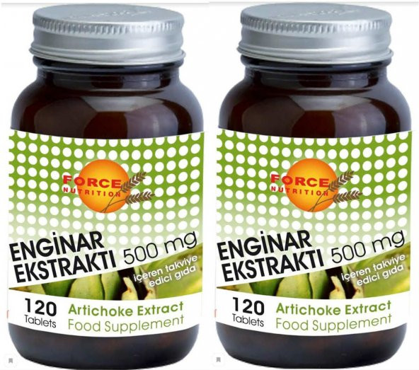 Force Nutrition Artichoke (enginar) 500 mg 120 Tablet Kargo Bizden ürün görseli 1
