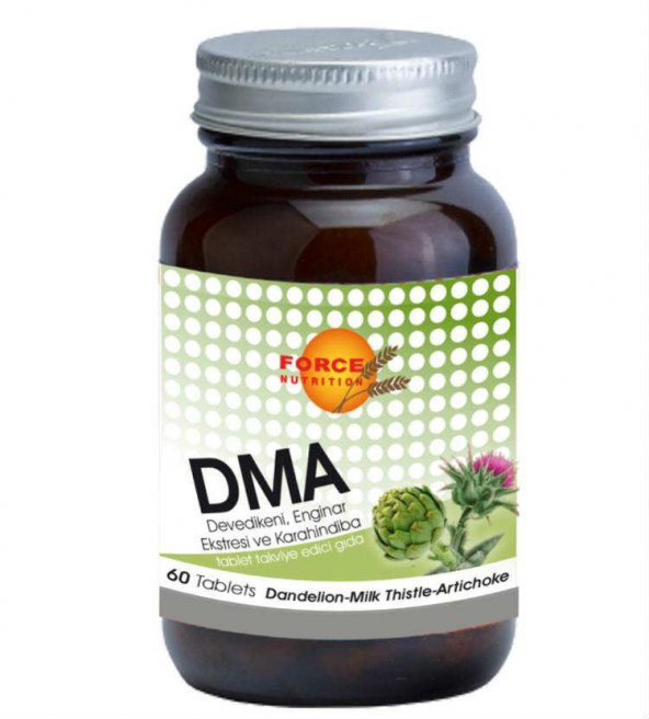 Force Nutrition DMA Deve Dikeni Enginar Ekstresi Karahindiba 60 Tablet ürün görseli 1