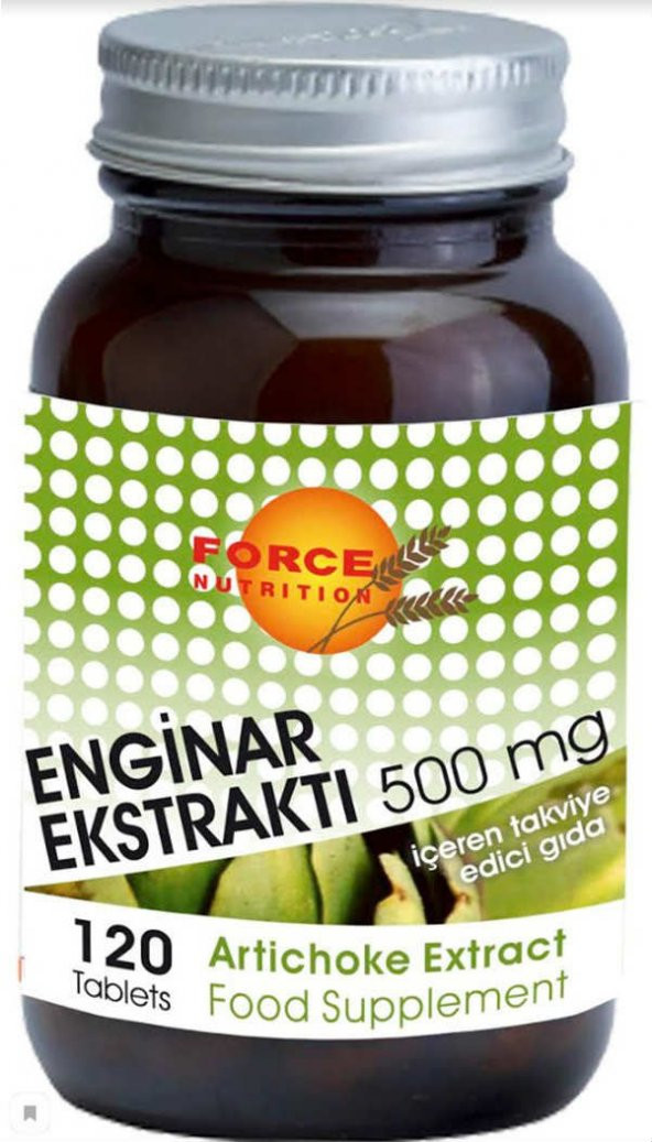Force Nutrition Artichoke (enginar) 500 mg 120 Tablet Kargo Bizden ürün görseli 1