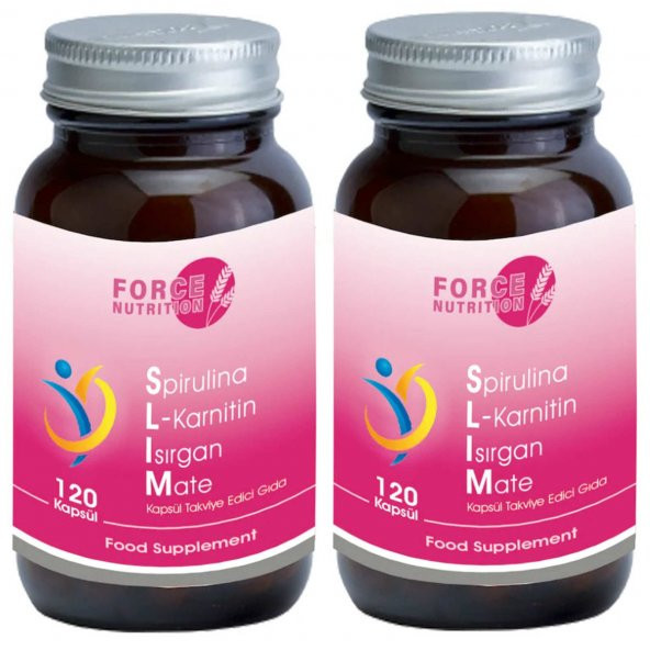 Force Nutrition Slim 120 Kapsül 2 adet ürün görseli 1