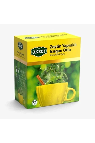 Zeytin Yaprak lı Isırgan Otlu Karışık Bitki Otu Çayı 60 Süzen Poşet ürün görseli 1