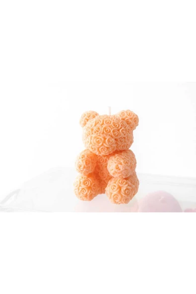 Güllü Ayıcık Soya Wax Mumu ürün görseli 1