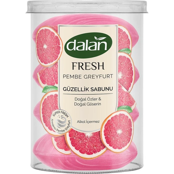 Dalan Fresh Pembe Greyfurt Güzellik Sabunu 4 x 110 G 4 Adet ürün görseli 1