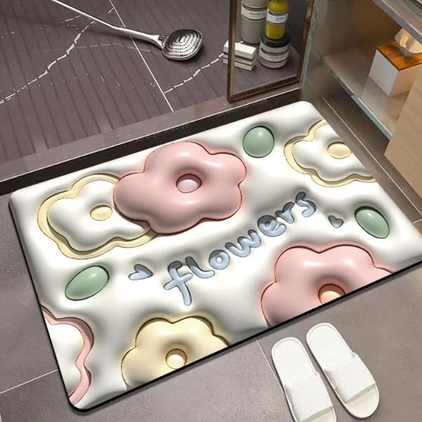 Ultra Emici 3D Banyo Paspası ürün görseli 1