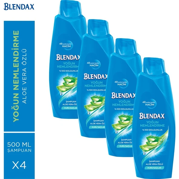Blendax Aloe Vera Özlü Şampuan 500 Mlx 4 Adet ürün görseli 1
