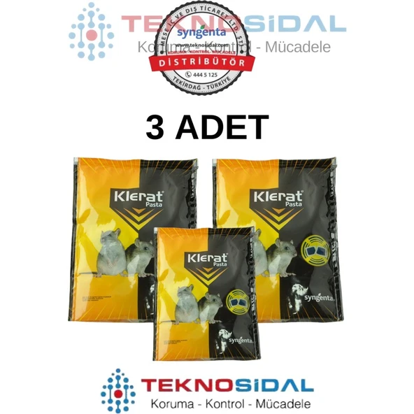 Syngenta Klerat Pasta 100G | 3 Adet | 100G x 3 | Kampanya ürün görseli 1