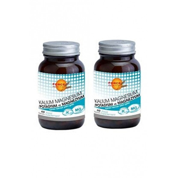 Force Nutrition Potasyum Magnesyum 60 Tablet 2 Adet ürün görseli 1
