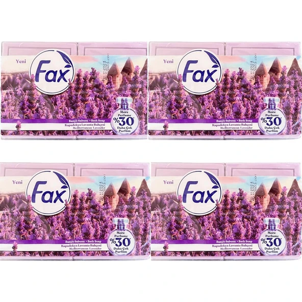 Fax Kalıp Sabun Kapadokya Lavanta Bahçesi 600 gr x 4 ürün görseli 1