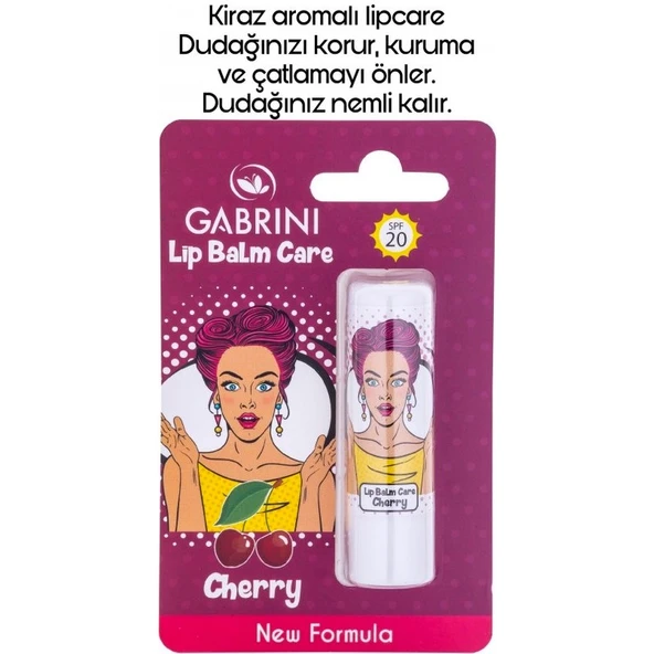 Gabrini Dudak Balmı - Lip Balm Care Cherry ürün görseli 1