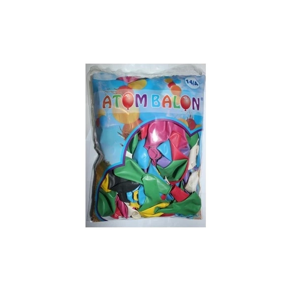 Atom Balon 100 Adet 14/A ürün görseli 1