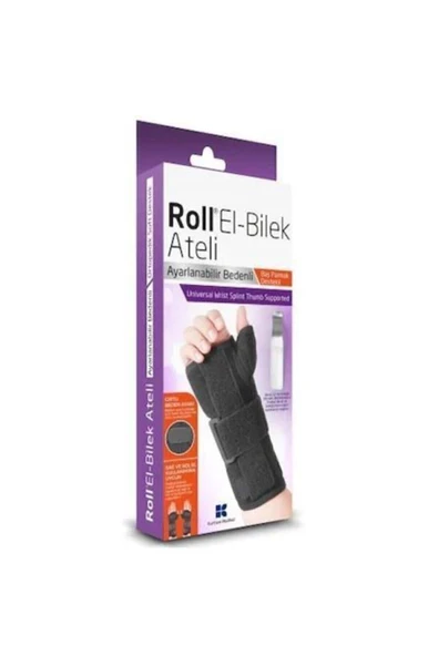Roll Universal Başparmak Destekli El Bilek Ateli - Resim 2