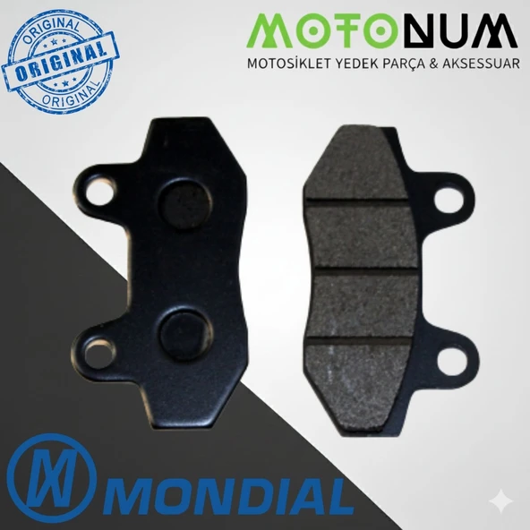 Mondial Strada Arka Fren Balata Takımı Mdl0017 ürün görseli 1