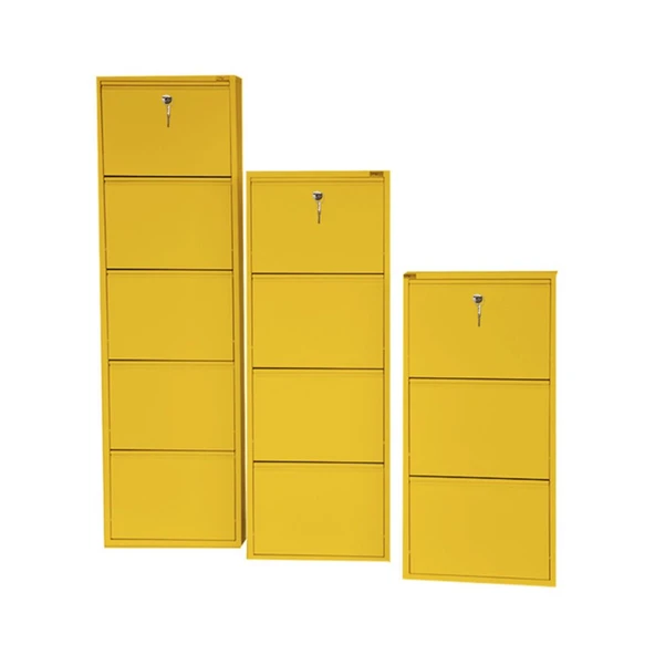 Sarı Kilitli Metal Ayakkabılık ürün görseli 1