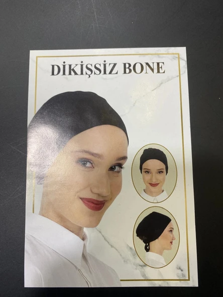DİKİŞSİZ BONE LACİVERT-ÜÇGÜL ürün görseli 1