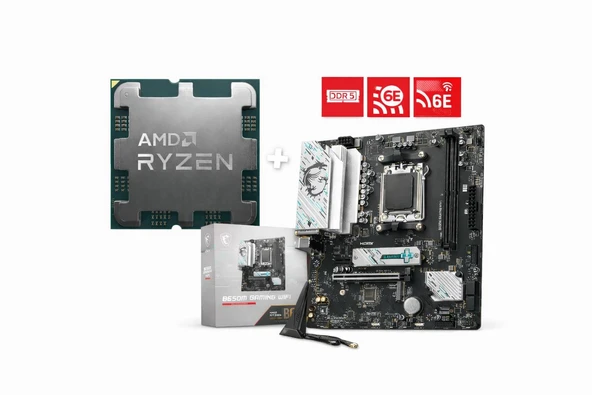MSI B650M GAMING WIFI AM5 ANAKART + Amd Ryzen 7 7800X3D AM5 ANAKART+İŞLEMCİ BUNDLE ürün görseli 1
