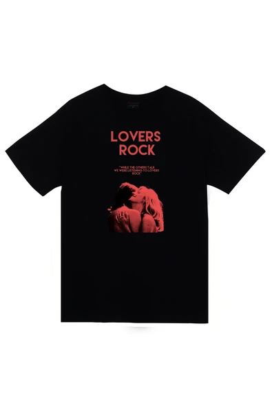 fame-stoned TV Girl - İndie - Pop - Lovers Rock - Müzik Grubu Baskılı Unisex %100 Pamuk Siyah T-shirt ürün görseli 1