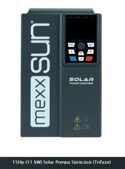Mexxsun - İnges 15 HP - 11 KW TRİFAZE SOLAR POMPA SÜRÜCÜSÜ - 380 VOLT İÇİN SULAMA İNVERTERİ ürün görseli 1