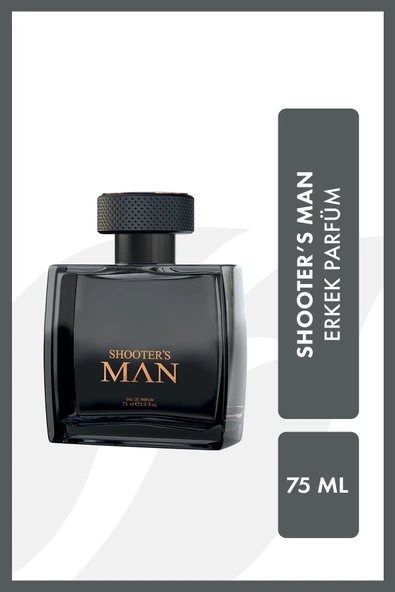 Shooter's Man Black Erkek Parfümü Edp 75 ml ürün görseli 1