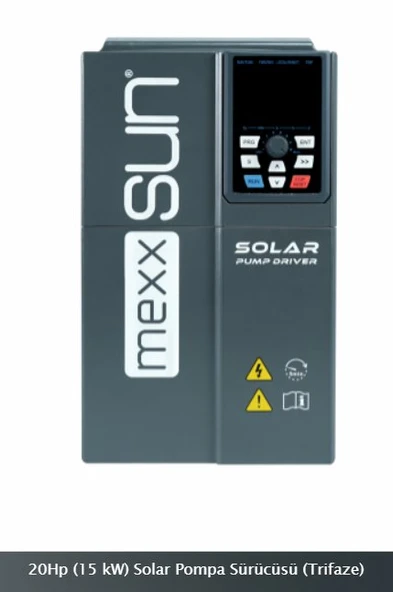 Mexxsun - İnges 20 HP 15 KW TRİFAZE SOLAR POMPA SÜRÜCÜ - 380 VOLT İÇİN SULAMA İNVERTERİ ürün görseli 1