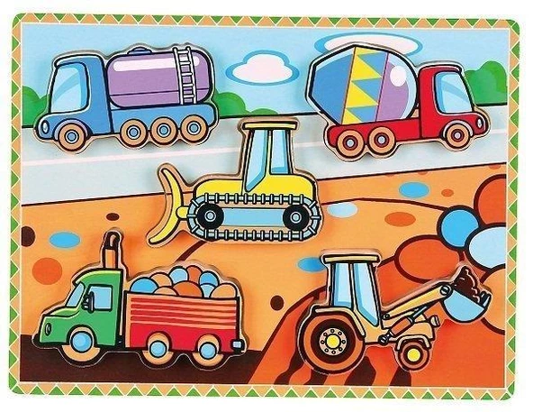 3-D İŞ MAKİNELERİ (PUZZLE) ürün görseli 1