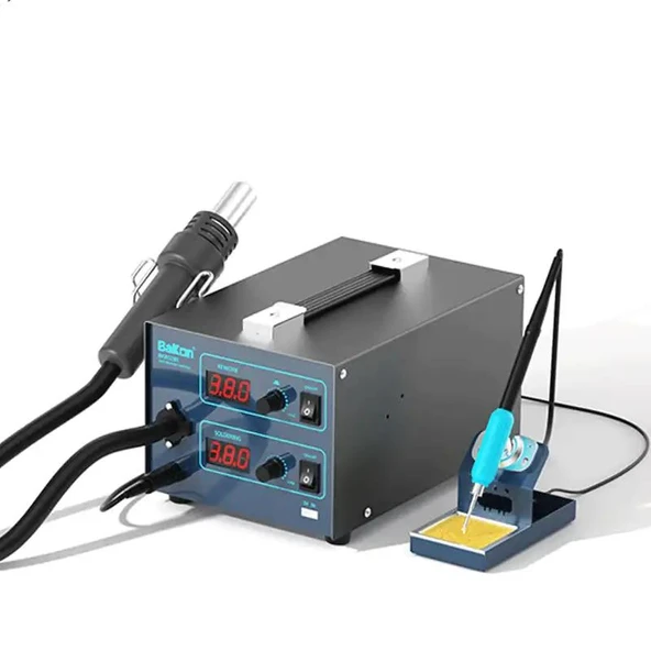 Bakon 852MX İntelligent Isı Ayarlı 2 in 1 Havya İstasyonu 1000W ürün görseli 1