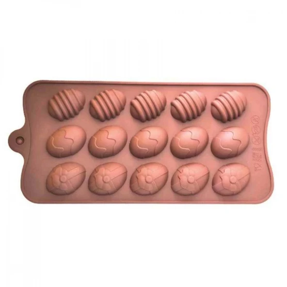 Çikolata Kalıbı - Silikon - Yumurta (YMR-21) - Resim 3
