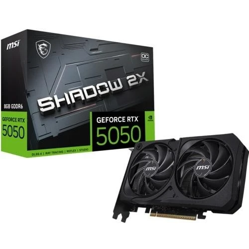 MSI VGA Geforce RTX 5050 8G Shadow 2X OC 8GB GDDR6 128B DX12 3xDP/1xHDMI ürün görseli 1