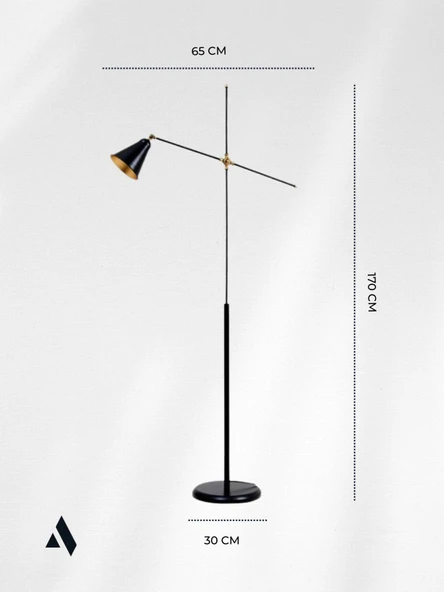 Axis Metal Lambader  Minimalist  Ayarlanabilir - Resim 8