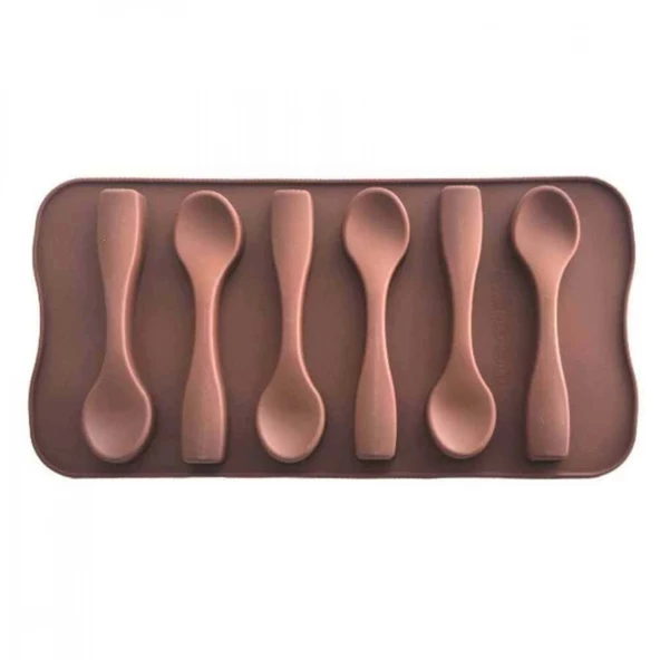 Çikolata Kalıbı - Silikon - Kaşık (KAK-15) - Resim 4