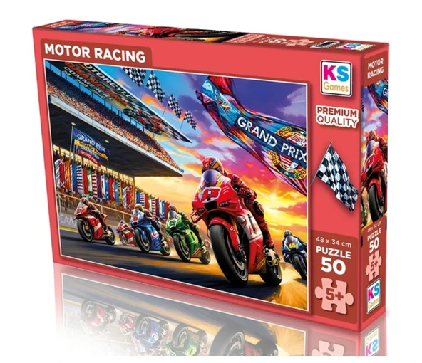 Ks Games Puzzle Motor Racing 50 Parça ürün görseli 1