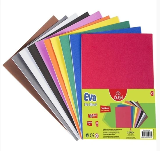 Bubu Eva Yapışkanlı A4 20X30Cm 10Lu - 4 paket ürün görseli 1