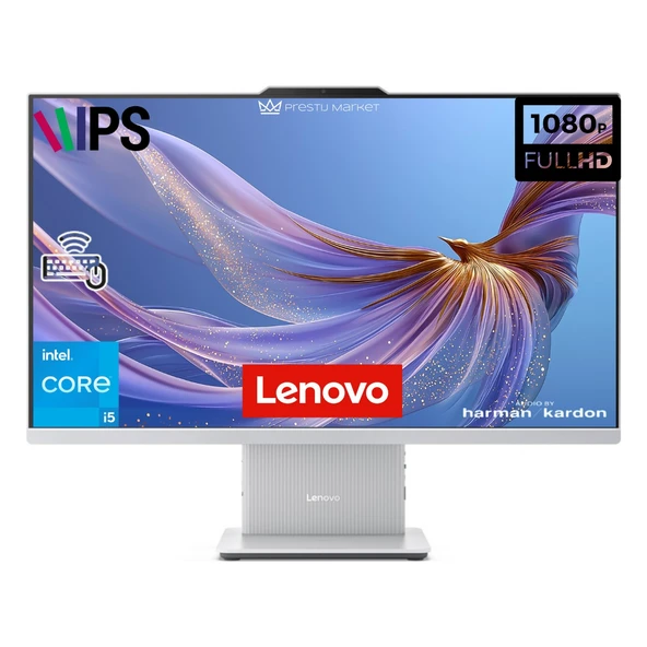 Ideacentre Aıo Intel Core I5 13420H 16GB Ram 2tb SSD 24" Fhd WIN11 All In One Bilgisayar F0HN0053TR-P9 ürün görseli 1