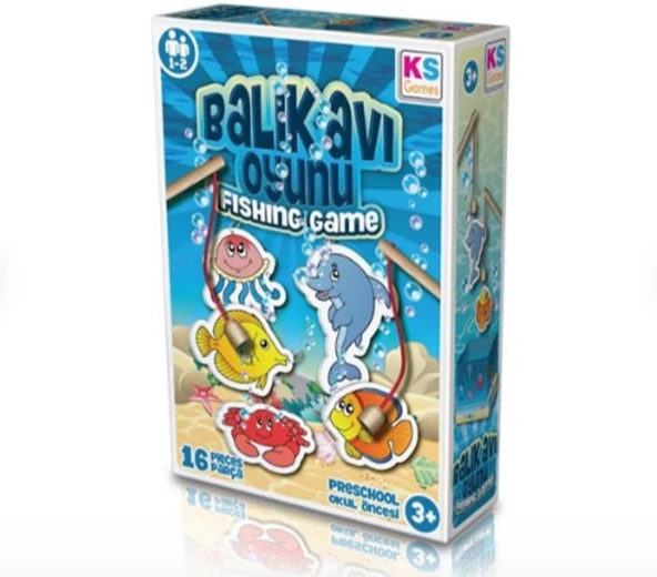 Ks Games Balık Avı Oyunu 16 Parça Balık Yakalama ürün görseli 1