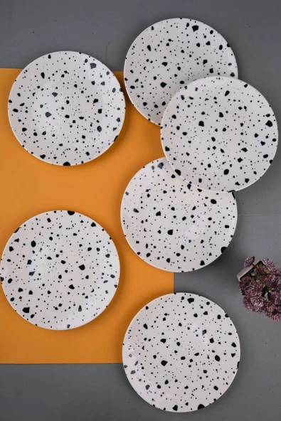 Tabak Evi Porselen Sidereal Pasta Tabağı 19,50cm SD1 6 Kişilik 6 Parça ürün görseli 1