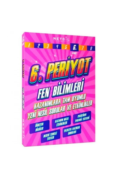 Netbil 6.sınıf Fen Bilimleri Periyot Soru Bankası » ürün görseli 1