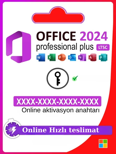 Office 2024 Pro Plus Online Lisans Anahtarı ürün görseli 1