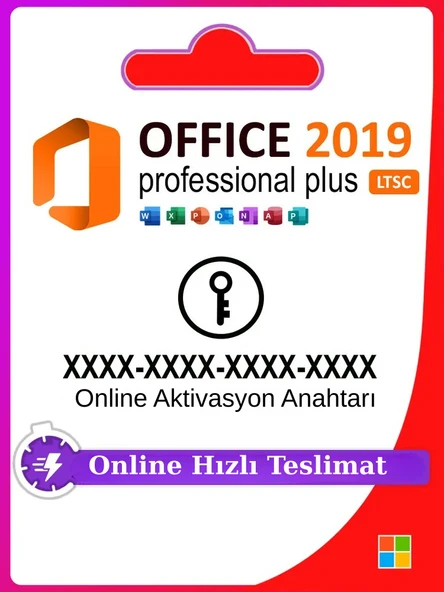 Office 2019 Pro Plus Dijital Lisans Key ürün görseli 1
