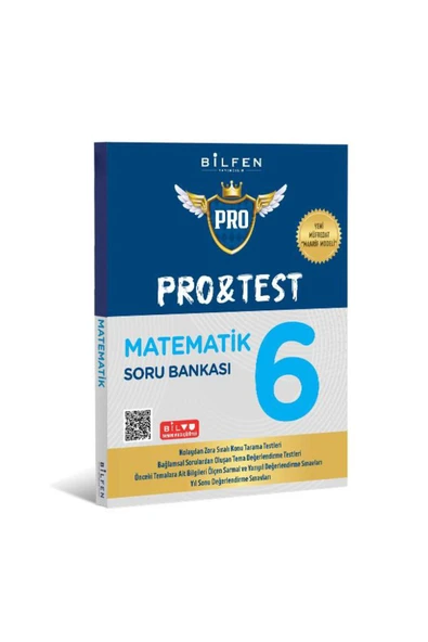 6.SINIF PRO&TEST MATEMATİK SORU BANKASI 2025 YENİ ÜRÜN MAARİF MODEL BİLFEN YAYINCILIK ürün görseli 1