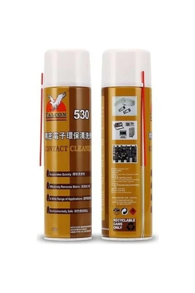 GBOVS Falcon 530 Yağsız Kontak Temizleyici Spreyi 550ml ürün görseli 1