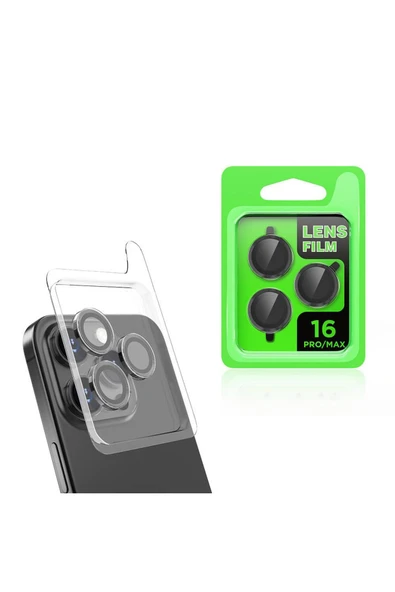 kens teknoloji Apple iPhone 16 Pro Max  CL-07 Kamera Lens Koruyucu ürün görseli 1