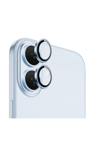 kens teknoloji iphone 16 PLUS uyumlu kamera koruyucu safir cam ürün görseli 1