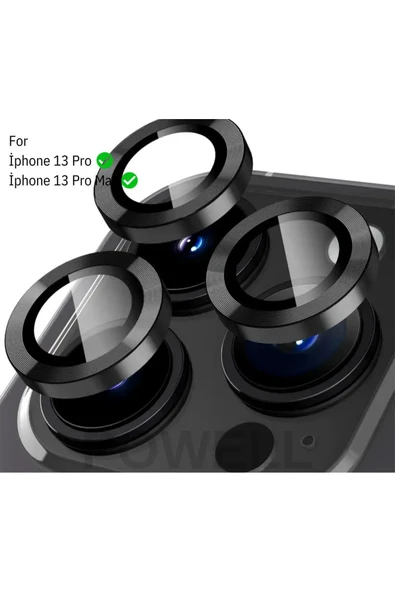 kens teknoloji Iphone 13 Pro Uyumlu Kamera Koruyucu Safir Cam ürün görseli 1