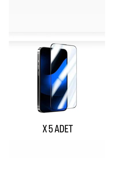 kens teknoloji İPHONE 13 PRO EKRAN KORUYUCU TAM KAPLAYAN CAM 5 ADET ANTİSTATİK ÜST KALİTE ÜRÜN 5'Lİ ürün görseli 1