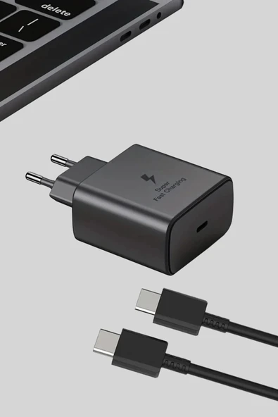 kens teknoloji samsung tüm type c cihazlarla uyumlu 45W hızlı şarj aleti, cihazı üst kalite ürün ürün görseli 1