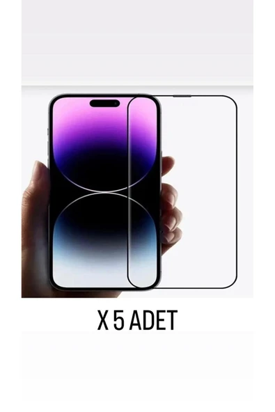 kens teknoloji İPHONE 16 PRO EKRAN KORUYUCU TAM KAPLAYAN CAM 5 ADET ANTİSTATİK ÜST KALİTE ÜRÜN 5'Lİ ürün görseli 1