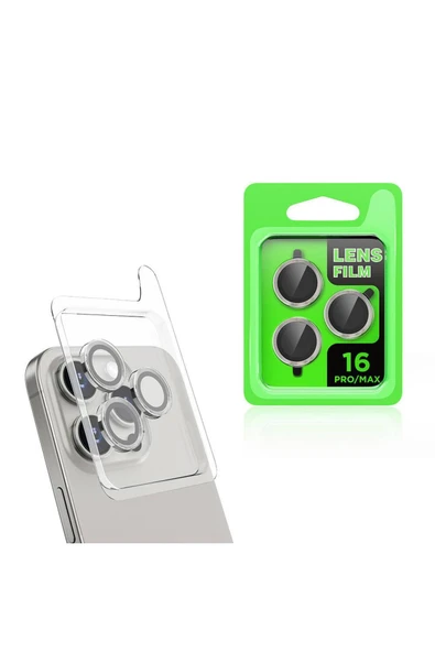 kens teknoloji Apple iPhone 16 Pro  CL-07 Kamera Lens Koruyucu ürün görseli 1
